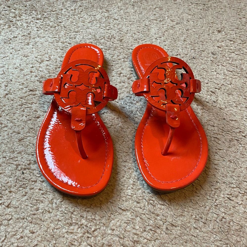 Tory Burch Miller Sandal Bright Samba Red
